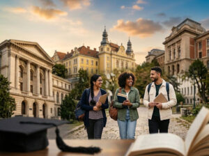 students going to college