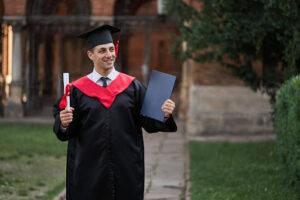 Student Graduating from Romanian University