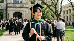 a man with valuable degree