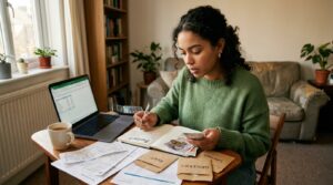 A student managing money for the first time