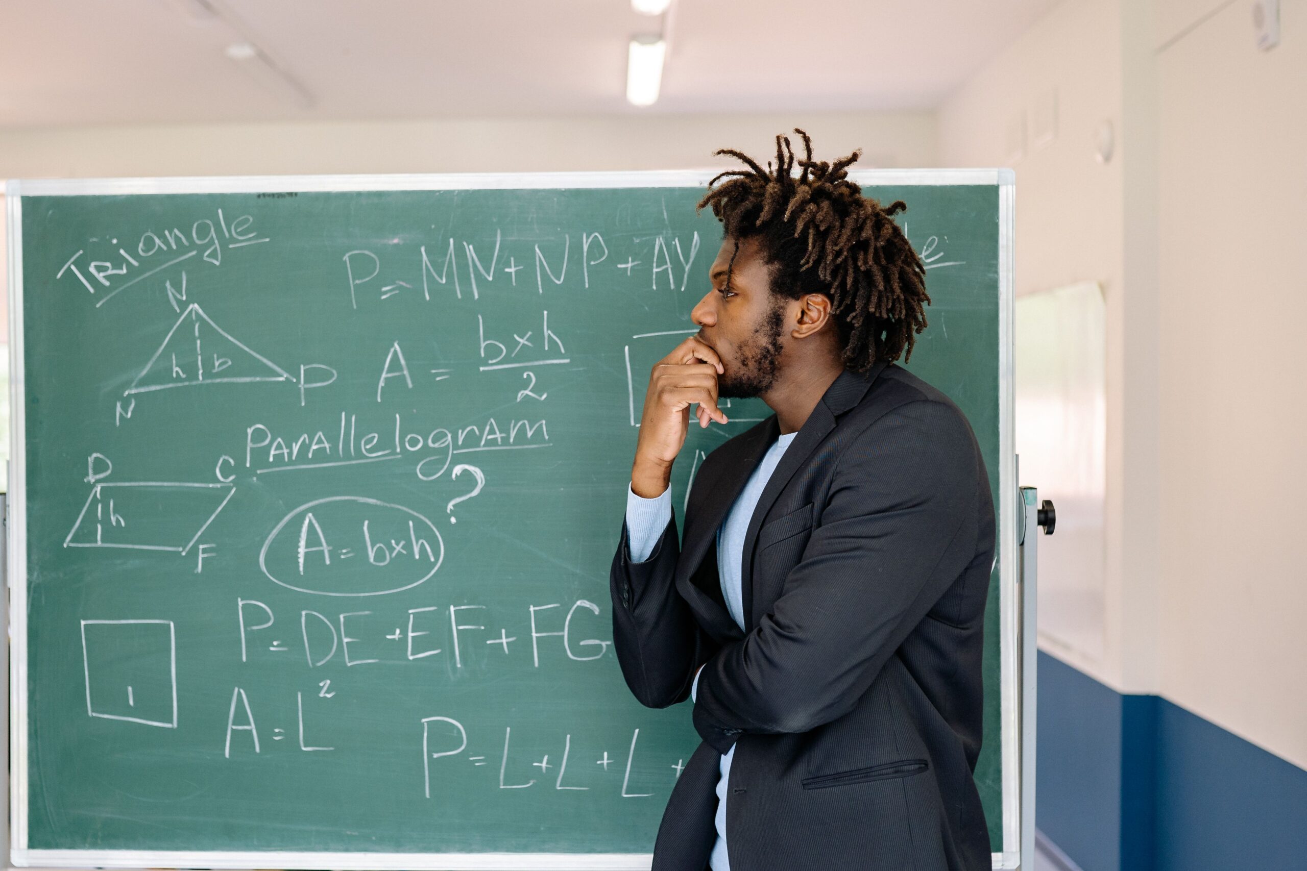 a student solving problem