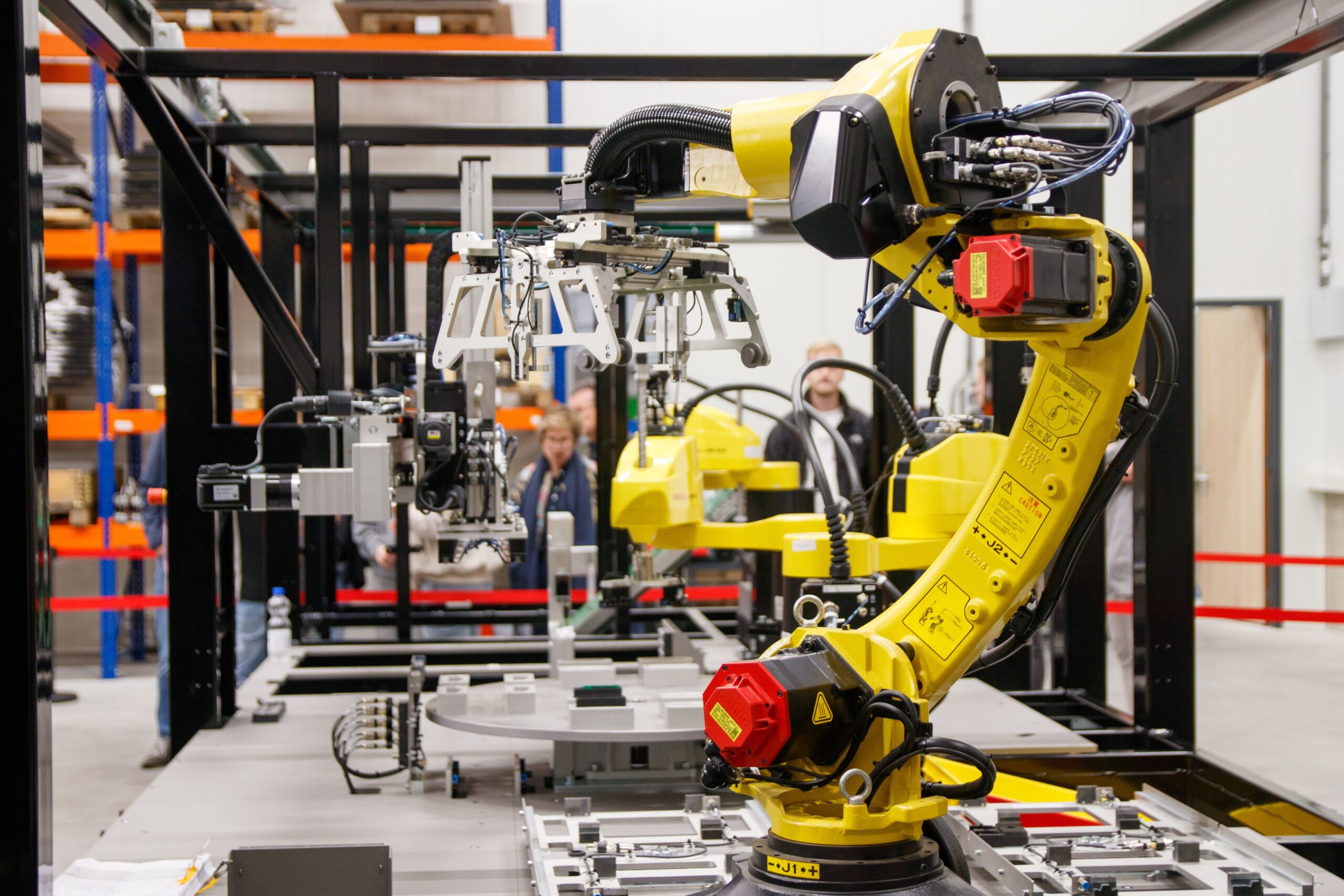 Robots working
